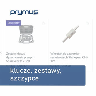 Klucze, zestawy, szczypce Prymus HVACR