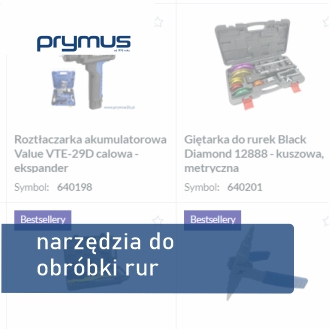 Narzędzia do obróki rur Prymus HVACR