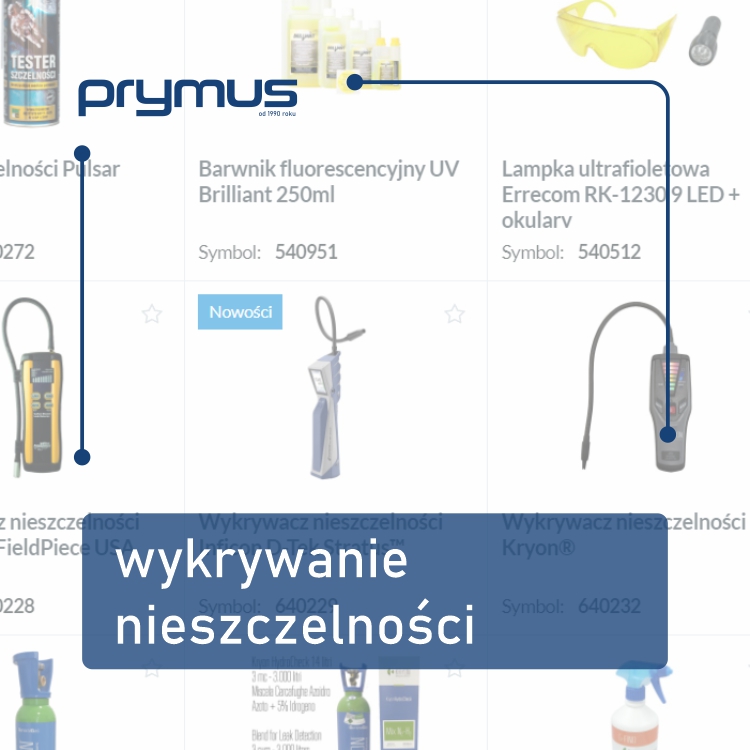 Wykrywanie nieszczelności z Prymus HVACR