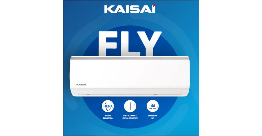 Kaisai FLY - energooszczędny klimatyzator ścienny