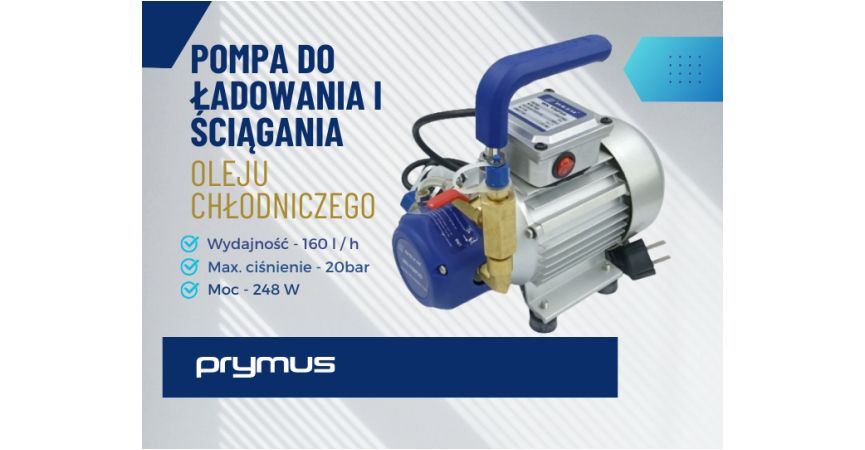 Ładuj i odciągaj olej z układu chłodniczego 160 l/h - TYLKO U NAS!