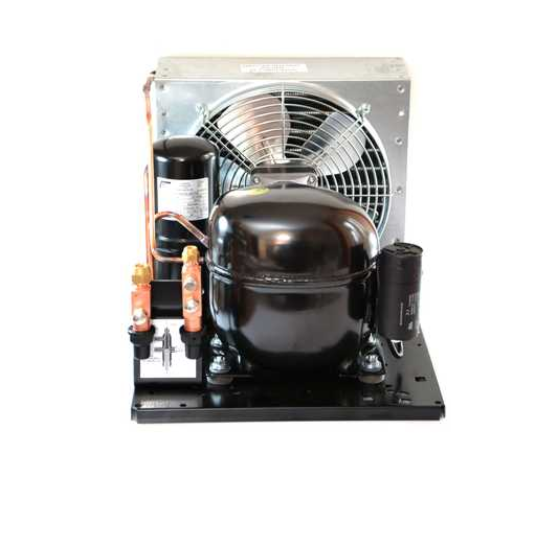 Agregat skraplający Embraco UNJ 2192GJ • 1 wentylator • niskotemperaturowy • 1-fazowy • 543CA5604AA