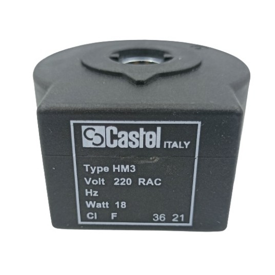 Cewka zaworu Castel R.A.C HM3 • 220V • 18W
