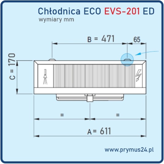 Chłodnica ECO EVS-201 ED