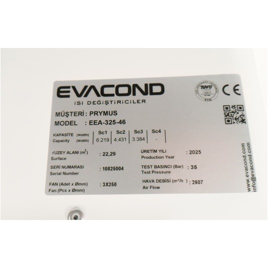 Chłodnica powietrza EVACOND EEA-325-46 - parownik chłodniczy -zdjęcie numer 3