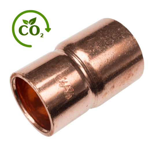Cu K65 Nypel redukcyjny LZxLW 3/4" x 5/8" RefHP