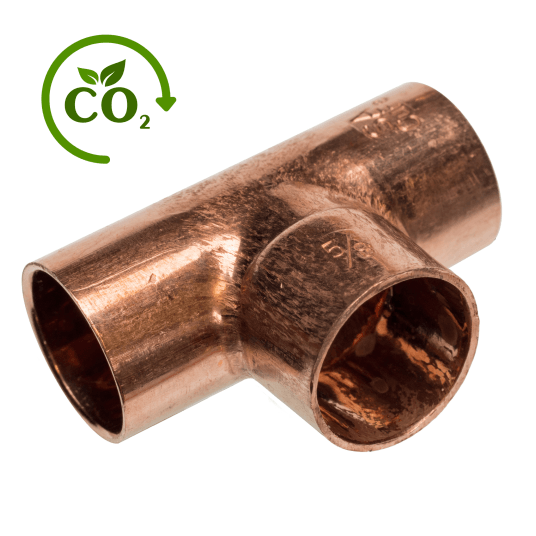 Cu K65 Trójnik LWxLWxLW 1/2" RefHP