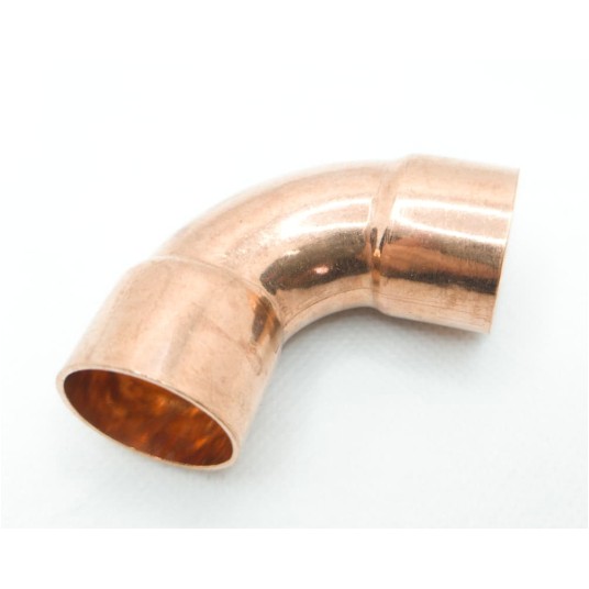 Cu Łuk 90° LWxLW 22mm Besco do lutowania • dwukielichowy