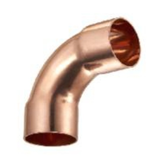 Cu Łuk 90° LWxLW 3/4" do lutowania • dwukielichowy Besco -zdjęcie numer 1