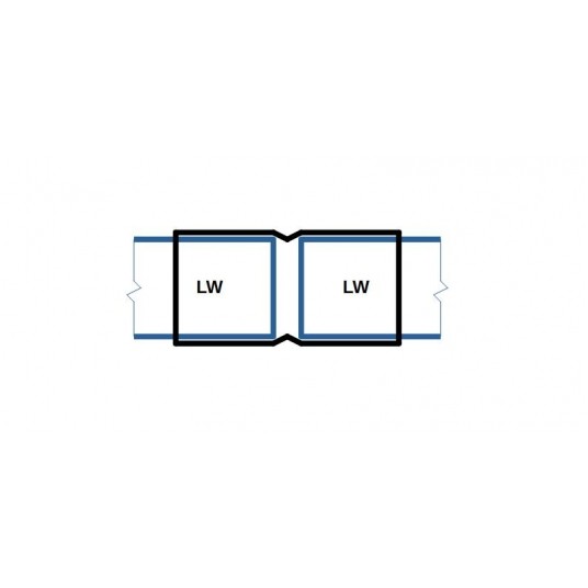 Cu Łuk 90° LWxLW 3/8" • złączka do lutowania • dwukielichowy • Thunder -zdjęcie numer 2