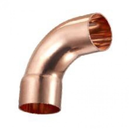 Cu Łuk 90° LZxLW 22mm do lutowania • jednokielichowy • Besco -zdjęcie numer 2