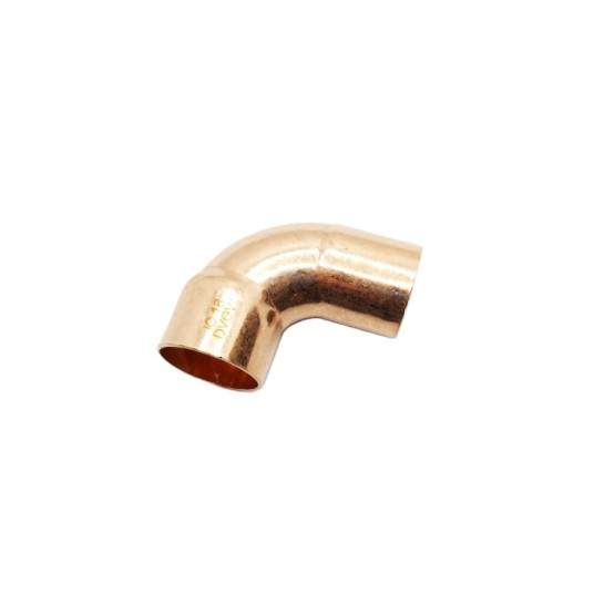 Cu Łuk 90° LZxLW 42mm do lutowania • jednokielichowy • iCOOL
