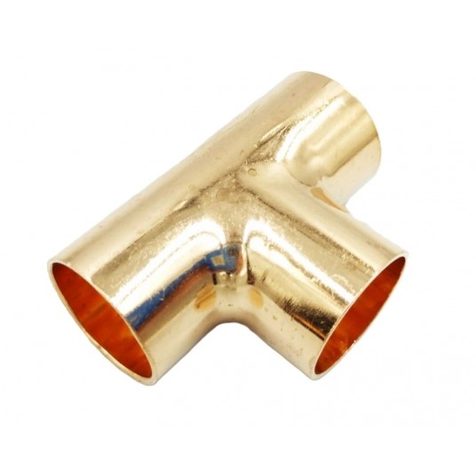 Cu Trójnik LWxLWxLW 35x35x35 do lutowania Besco -zdjęcie numer 1