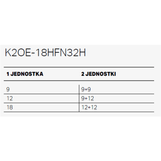 Klimatyzator Kaisai agregat 5,3 kW Multi Split jednostka zewnętrzna