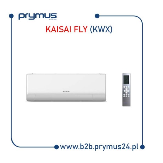 Klimatyzator Kaisai fly KWX-12 KRHI • R32 • 3,5kW • jednostka wewnętrzna • p.