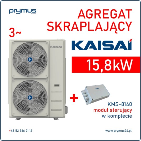 Klimatyzator Kaisai inwerterowy agregat skraplający 15,8 kW