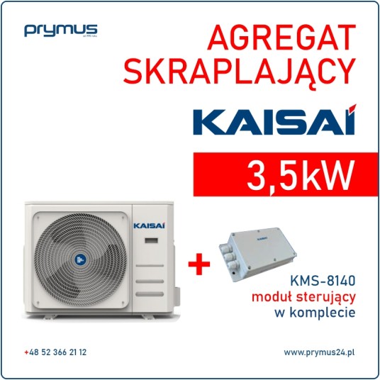 Klimatyzator Kaisai inwerterowy agregat skraplający 3,5 kW