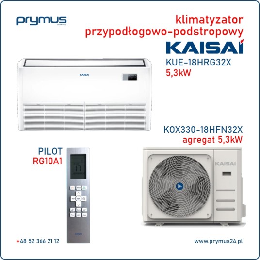 Klimatyzator przypodłogowo-podstropowy Kaisai 5,3 kW