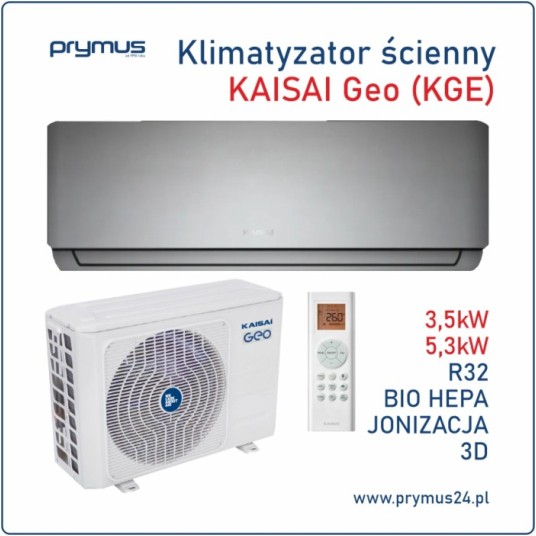 Klimatyzator ścienny Kaisai geo 2,6kW