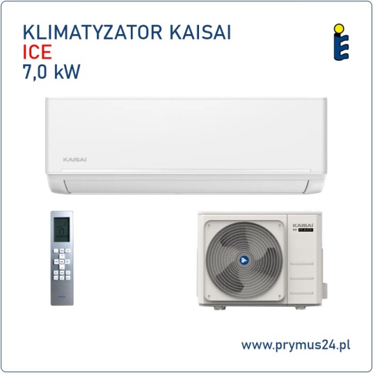 Klimatyzator ścienny Kaisai Ice White 7,0kW