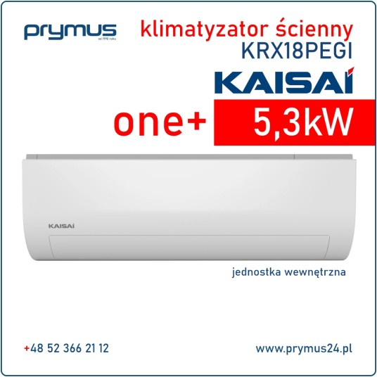 Klimatyzator ścienny Kaisai One+ 5,3kW jednostka wewnętrzna