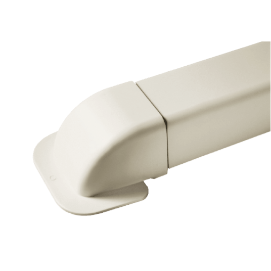 Maskownica ścienna Canalsplit® 14 1409CM-W • biała /4/
