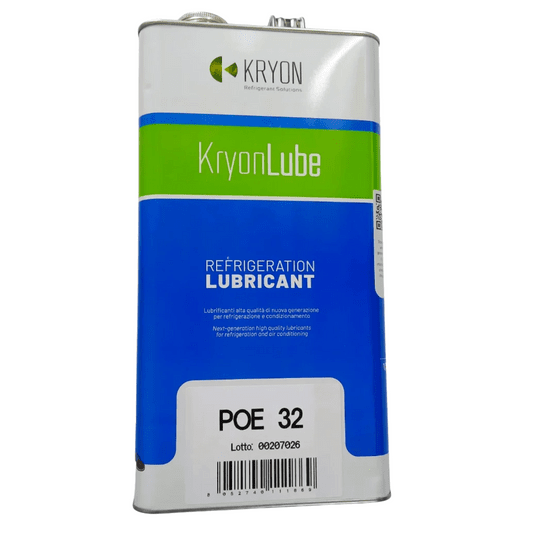 Olej chłodniczy POE32 Kryon 5L do sprężarek chłodniczych R32, R134a, R404A, R410A i HVACR -zdjęcie numer 1