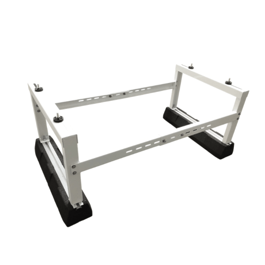Podstawa pompy ciepła agregaty klimatyzatory HP-A • 360kg • biała • 2 x rubbery 600mm w komplecie