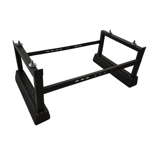 Podstawa pompy ciepła agregaty klimatyzatory HP-A • 360kg • czarna • 2 x rubbery 600mm w komplecie