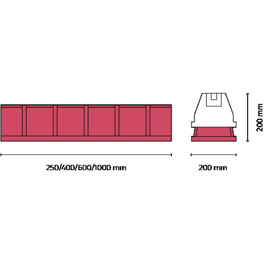 Podwyższenie do podstawy Brooklyn Base 400 Riser S-744