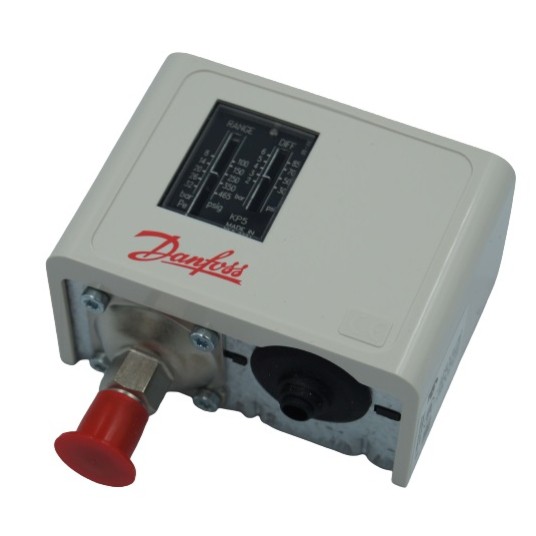 Presostat Danfoss KP-5 1/4" 6mm • wysokie ciśnienie • autoreset