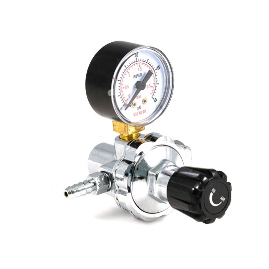 Regulator ciśnienia CO2, Ar i mieszanek CO2/Ar 2,7bar / 40psi M10x1 z manometrem