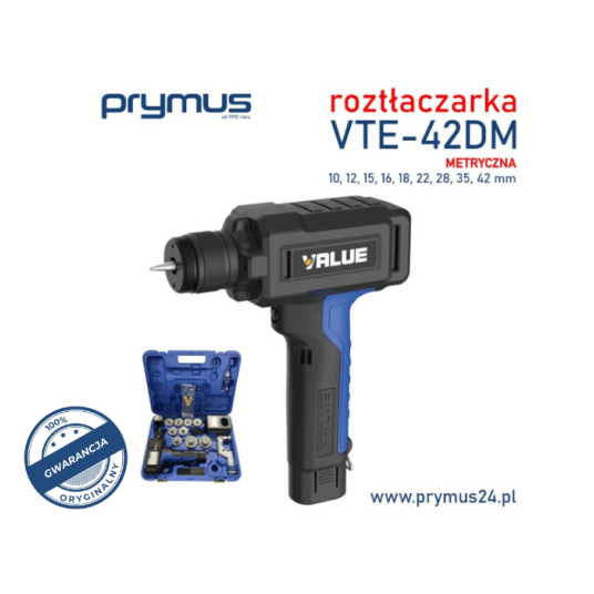 Roztłaczarka akumulatorowa Value VTE-42DM metryczna - ekspander