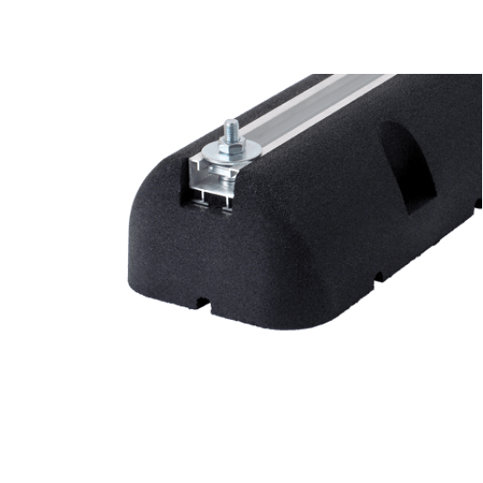 Rubber Block Artiplastic • podstawa gumowa • bitumiczna 600x 95x160mm • profil 40x21 • 0604SGN -zdjęcie numer 1