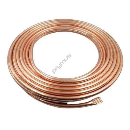 Rura miedziana calowa 1/4" • 6,35x0,8mm • FrostEn • R220 • zwój 50m