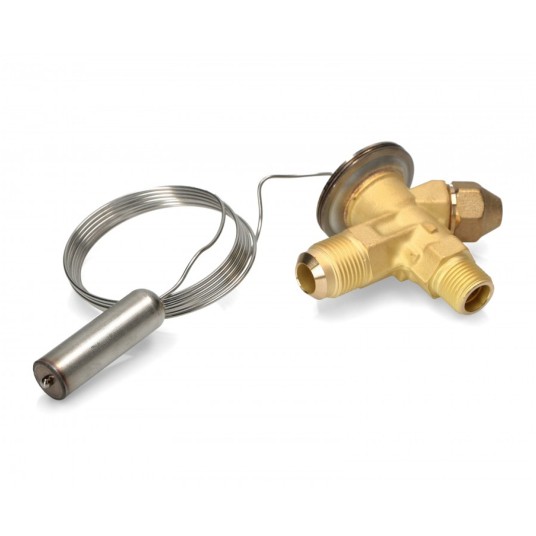 Termostatyczny zawór rozprężny Danfoss T2 R134a / R513A • skręcany