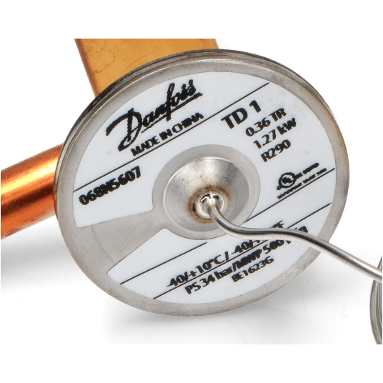 Termostatyczny zawór rozprężny Danfoss TD1 R290 • lutowany