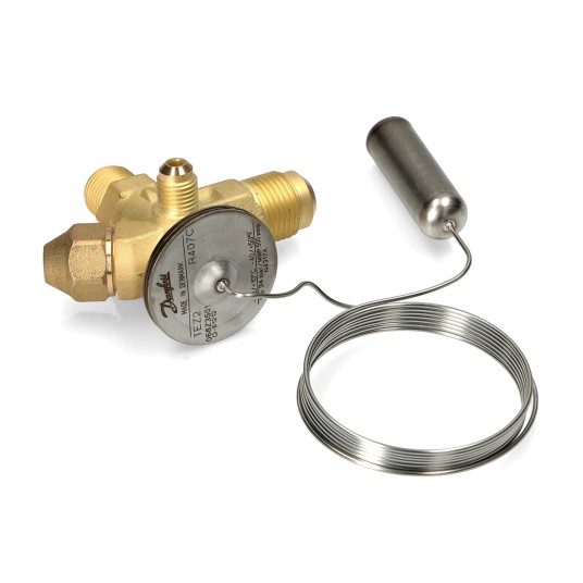 Termostatyczny zawór rozprężny Danfoss TE2 R407C • skręcany