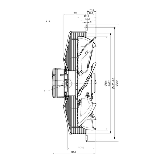 Wentylator osiowy Ziehl-Abegg FN050-4EK.4I.V7P1 • 720W • 230V -zdjęcie numer 11