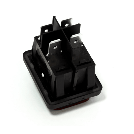 Wyłącznik W-4.8 czerwony bryzgoszczelny SWT713 16A