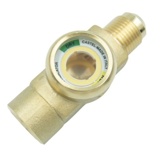 Wziernik Castel 3950/44 • skręcany • 1/2" • gwint zewnętrzny / wewnętrzny
