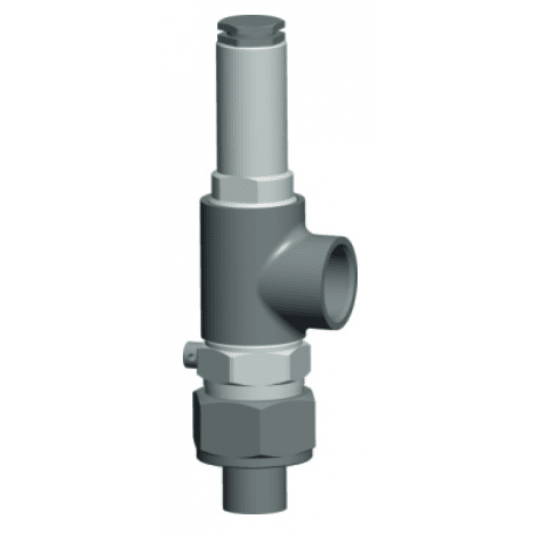 Zawór bezpieczeństwa DN 6 1/2" / Ø12 x G1/2 • 25 bar • E.C.A. 601011044-025 -zdjęcie numer 2