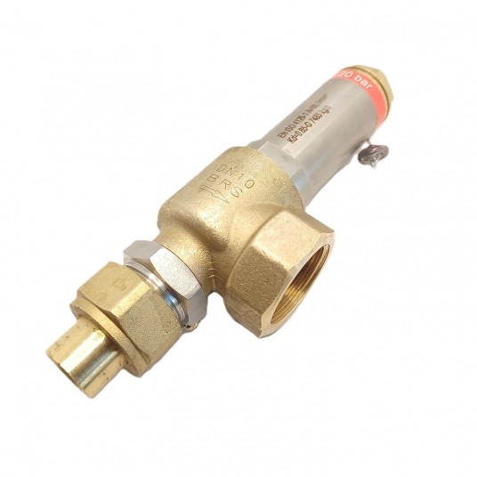 Zawór bezpieczeństwa DN10 5/8" / Ø15 x G1 • 120 bar • E.C.A. 601011058-120 -zdjęcie numer 1
