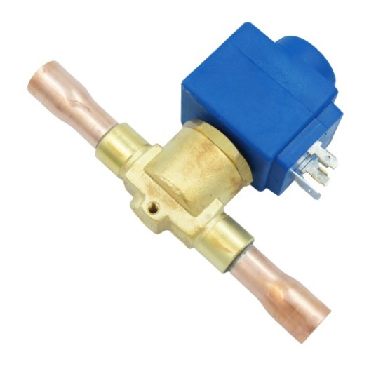 Zawór elektromagnetyczny Castel 1068/4 • lutowany • 1/2" • z cewką 230V • z wtyczką 9150/R02