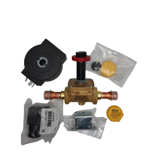 Zawór elektromagnetyczny Castel 1178/4S • lutowany • 1/2" • z cewką 230V • z wtyczką 9150/R45