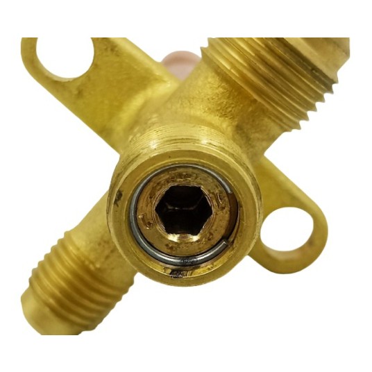 Zawór odcinający klimatyzatora 3/8" ODF x 3/8" SAE