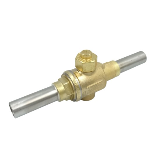 Zawór odcinający kulowy Refrigera do R744 CO2 • 22mm / 7/8" • lutowany