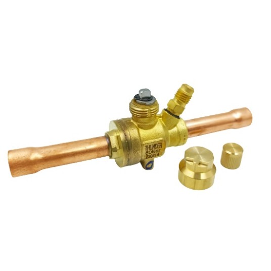 Zawór odcinający kulowy Thunder 1/2" ODF RBV12 CO2