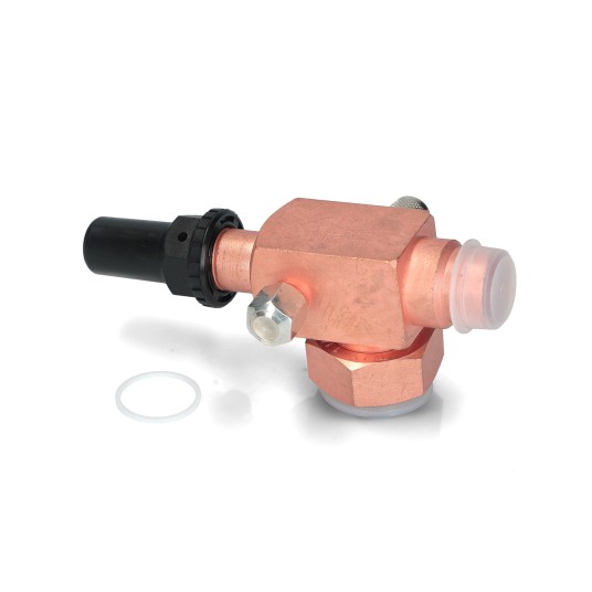Zawór Rotalock 1.1/4 x 3/4" kątowy / V04 • z uszczelką