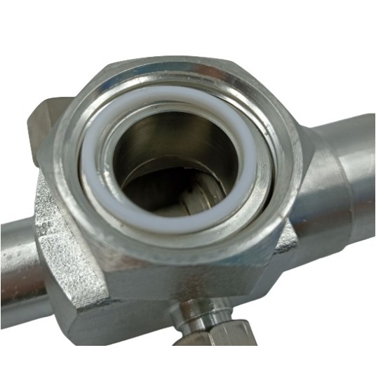 Zawór Rotalock 1.1/4" x 7/8" 22mm • kątowy • z uszczelką